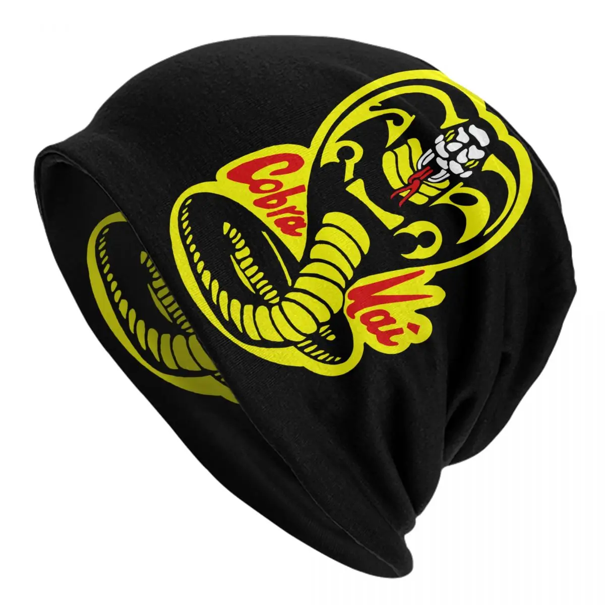 

Cobra Kai The Karate Kid Bonnet Hat Knit Hat Street Snake Karate Dojo Anime Skullies Beanies Hat Men's Women's Spring Caps