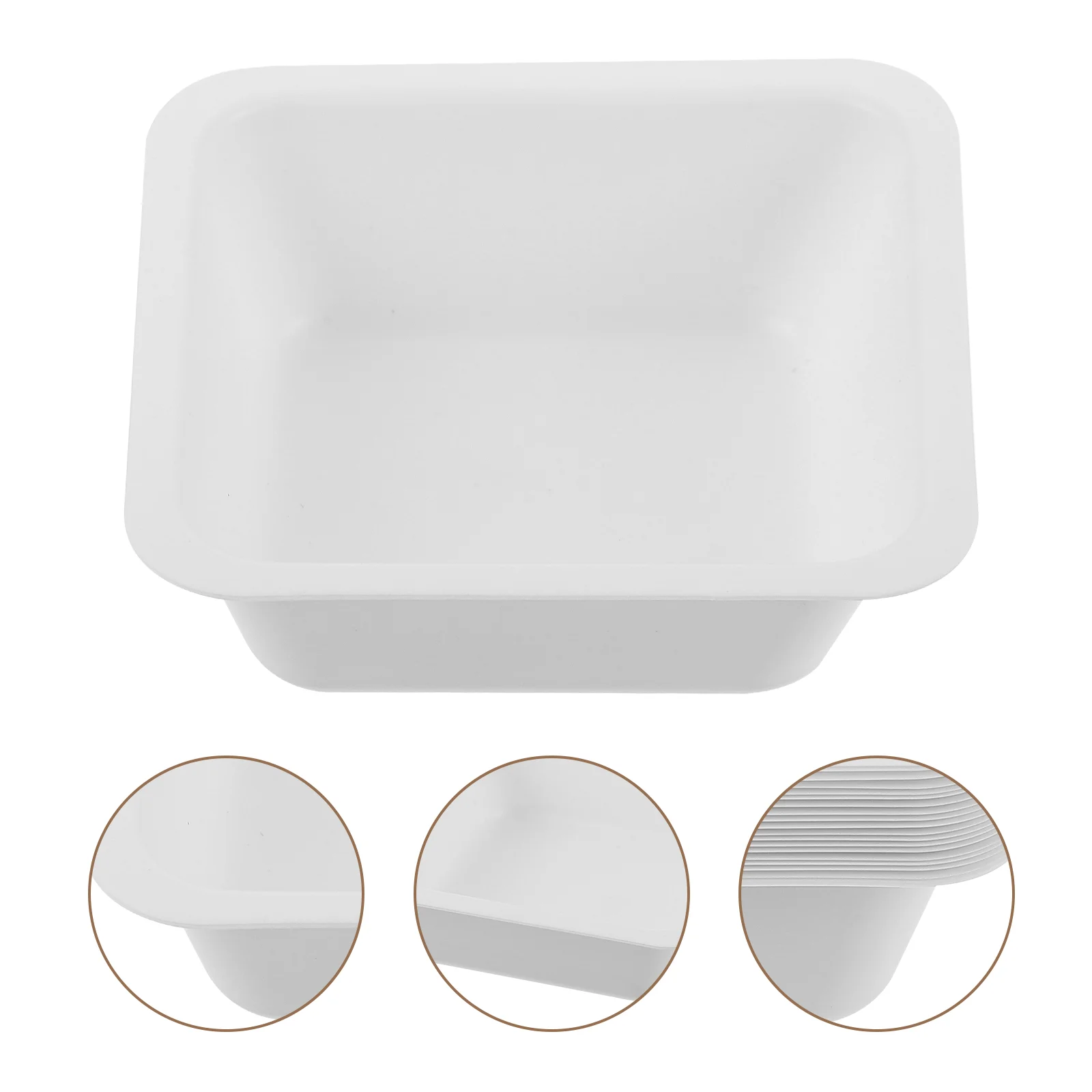 

Weighing Weigh Boat Boats Anti Static Bowl Tray Dish Container Plate Mixing Weight Dishes Chemistry Plastic Equipment Pour