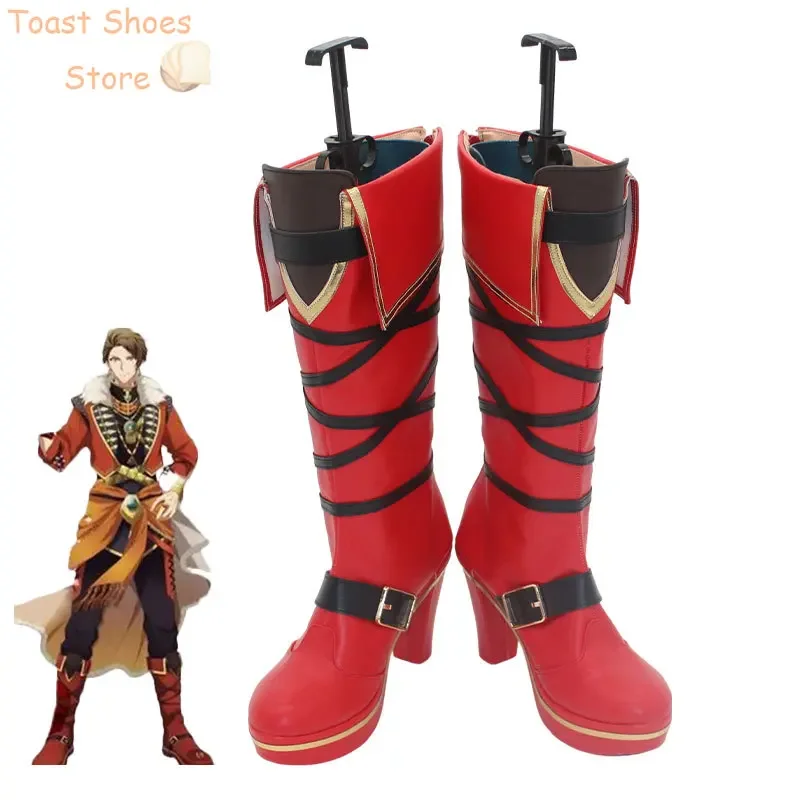 TSUNASHI RYUNOSUKE обувь для косплея игра IDOLISH7 реквизит из искусственной кожи Хэллоуин