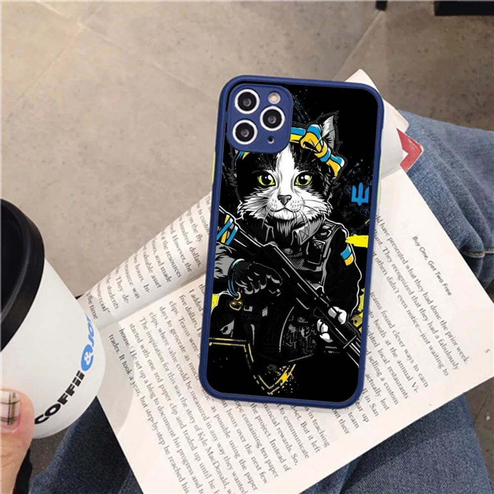 Чехол для телефона U-Ukraine с флагом F iPhone 14 11 12 13 Mini Pro Max 8 7 Plus X XR XS MAX полупрозрачный