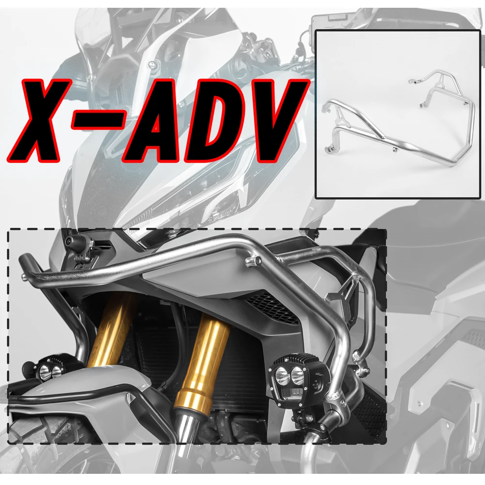 

X-ADV 750 Engine Guard Protector Bumpers Crash Bar Motorcycle Stainless Steel Protection for Honda XADV 750 XADV750 2021 2022