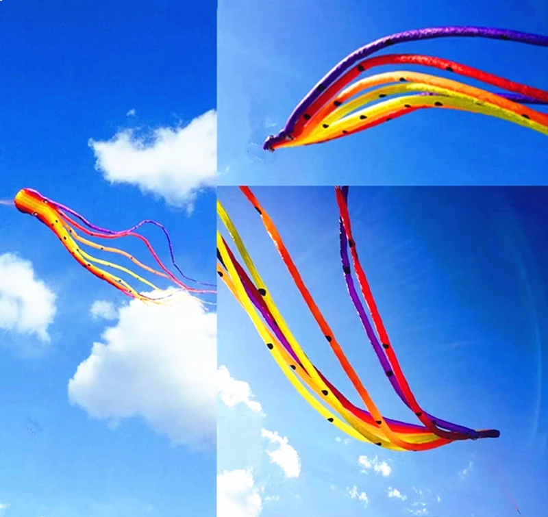 Бесплатная доставка 23 м воздушный змей-осьминог для взрослых змей