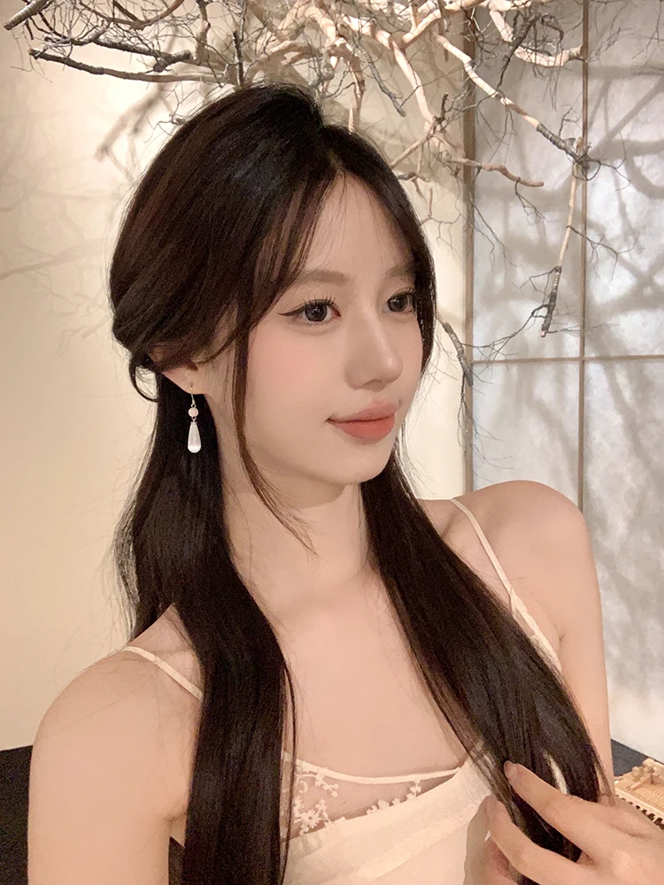 Новые китайские серьги из стерлингового серебра 925 пробы женские