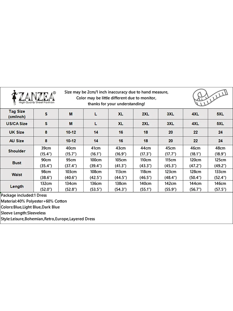 Летний сарафан ZANZEA модное женское джинсовое синее праздничное платье без