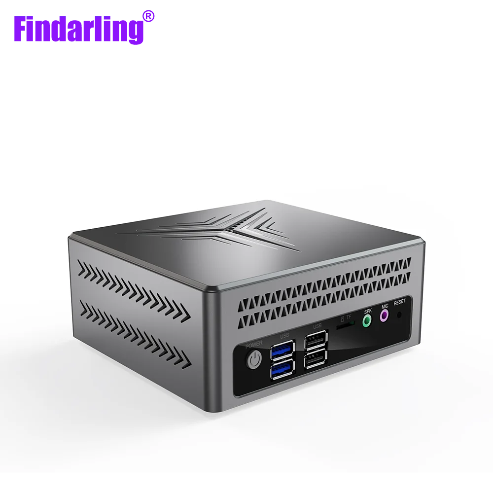 

JK01 Intel Jasper Lake N5095 Mini PC Support Windows 10 Wifi Bluetooth HD-MI VGA DP 4K Output Display Small Desktop