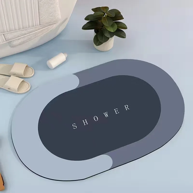 

Super Absorbent Bath Mat Modern Simple Non-slip Floor Home Oil-proof Kitchen Mat Home Living Room Entrance Door Mat Home Deco