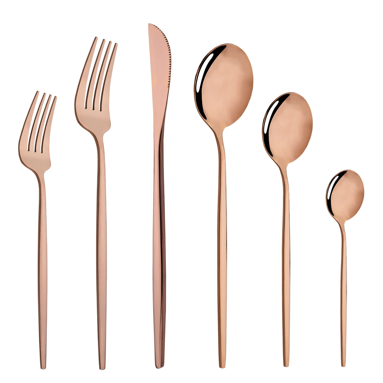 

Набор столовых приборов из нержавеющей стали, 6 шт.