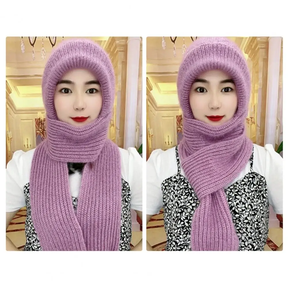 

Практичная шерстяная шапка с подкладкой, вязаная шапка с высокой эластичностью для женщин, сохраняет тепло