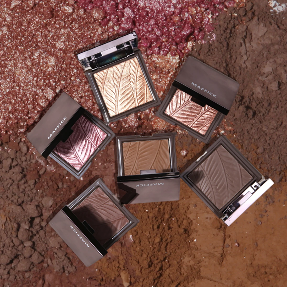 Матовый шоколадный коричневый оттенок консилер контурирующая пудра пресс