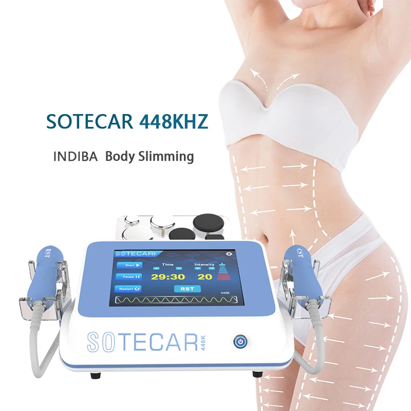 

INDIBA Deep Beauty Body Slimming Face Lifting System Rf High Frequency 448KHZ Weight Loss Machine Spain Technology