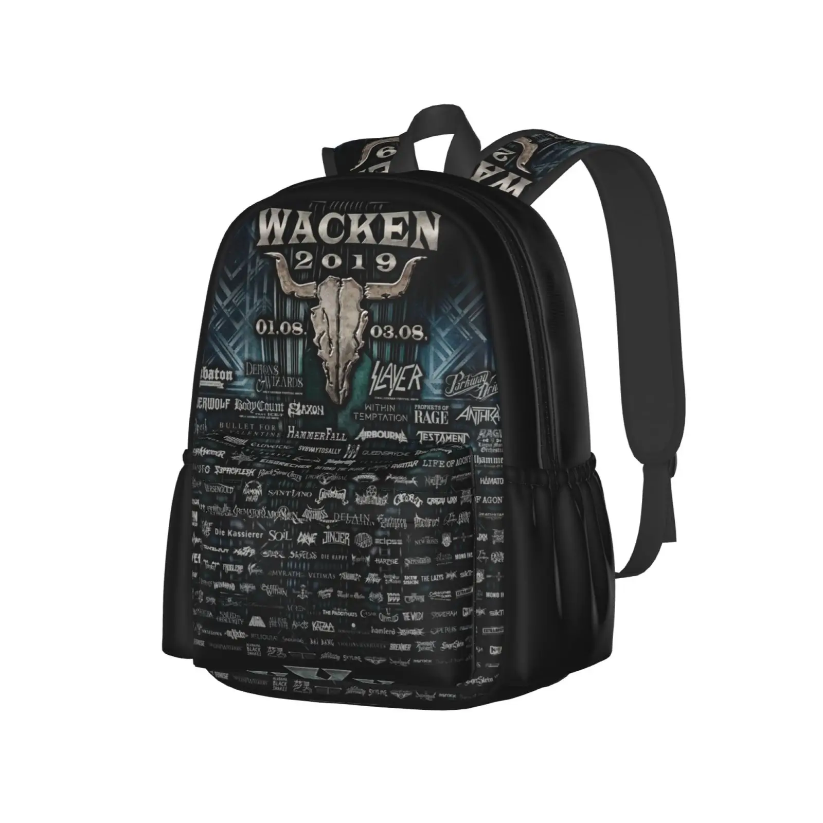 

Сумка Wacken на открытом воздухе для фестиваля 2019, мужская сумка из хлопчатобумажной ткани, сумка для девушек, сумка для упаковки, рюкзак из хло...