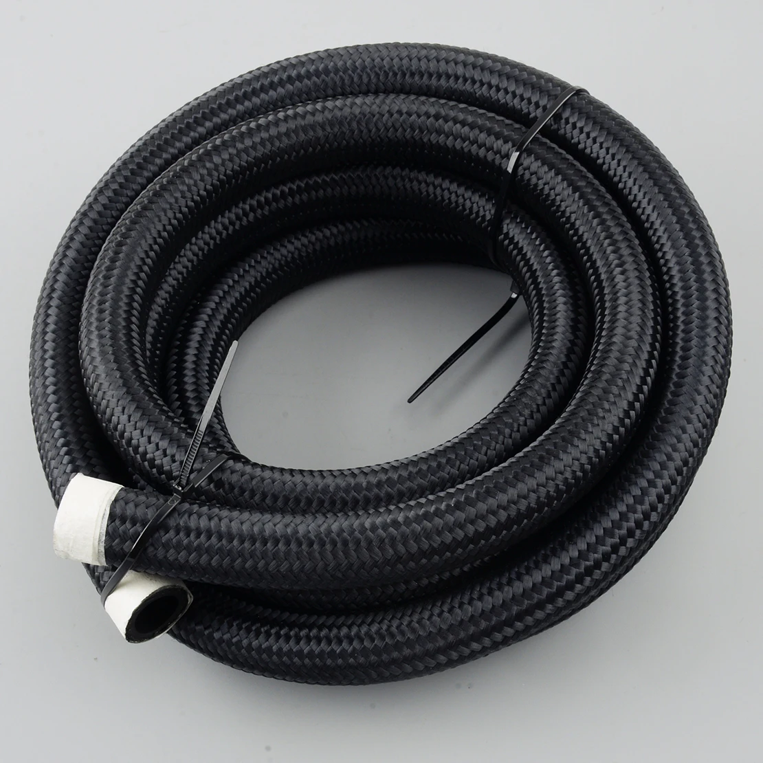 

DWCX Car Universal Accessories 3M 9.8FT AN10 Black Nylon Cover Braided Oil Fuel Gas Line Hose 7MPA