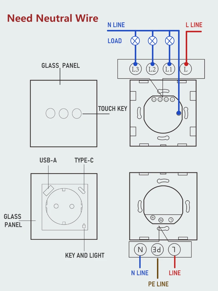 LOGEN Tuya Zigbee Smart Socket Touch Switch Голосовое управление Таймер Расписание Alexa Стеклянная