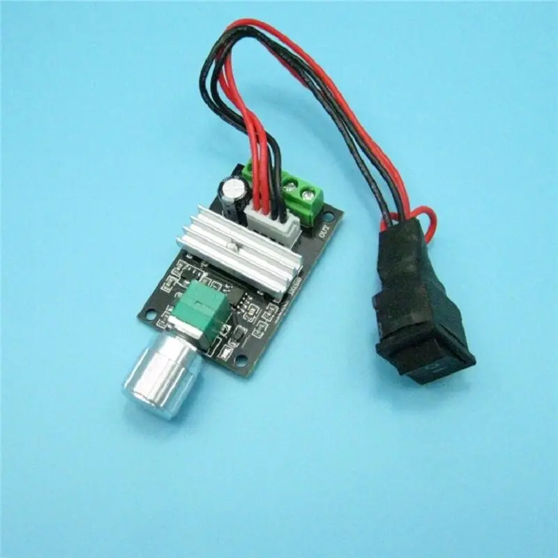 DC 6V ~ 28V 3A PWM контроллер скорости двигателя постоянного тока с реверсивным