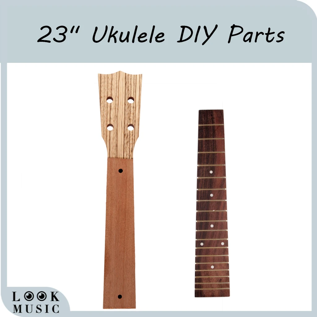 Гриф для укулеле из красного дерева 23 дюйма + гриф розового концерта Гавайская