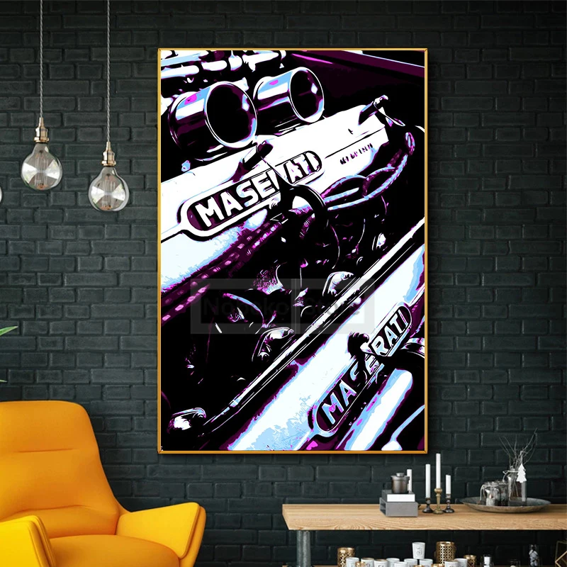 Постер для коллекций автомобилей V6 V8 Twin V-Twin motors