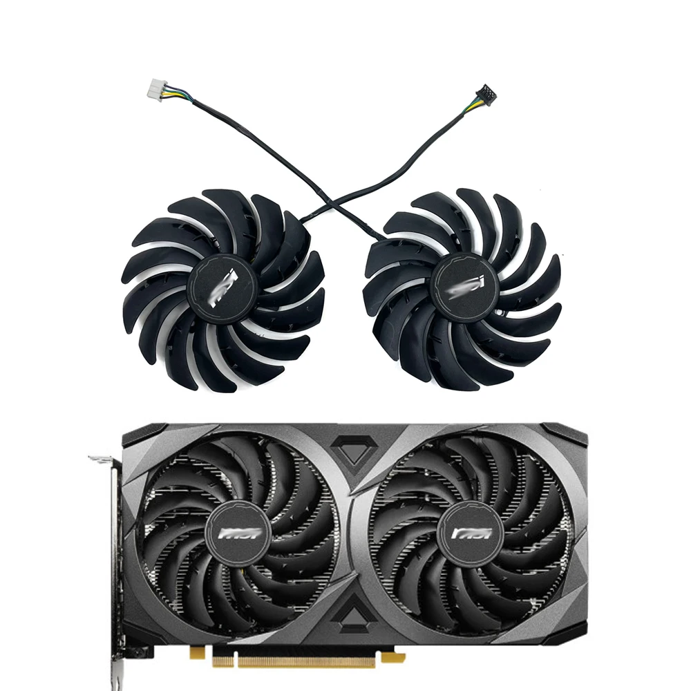 

Original 95mm PLD10010B12HH RTX3050 RTX3060 VGA Fan Used for MSI RTX3050 3060 VENTUS 2X OC video card cooling fan