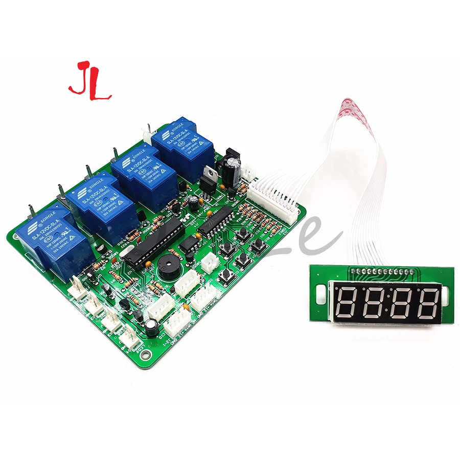 JY-21 многоканальная плата с таймером работающая от монет кнопками для автомойки