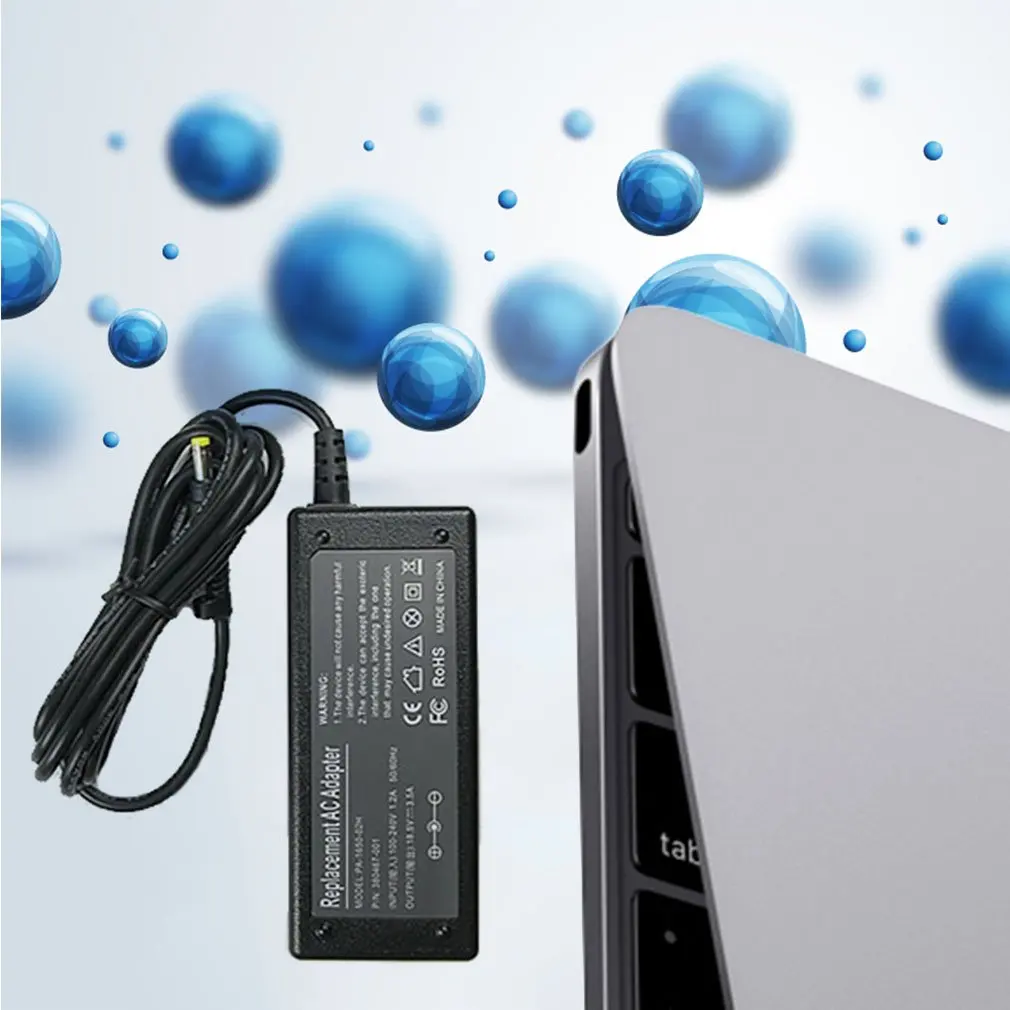 Зарядное устройство для ноутбука Compaq Presario портативное прочное черного цвета 18 5 В