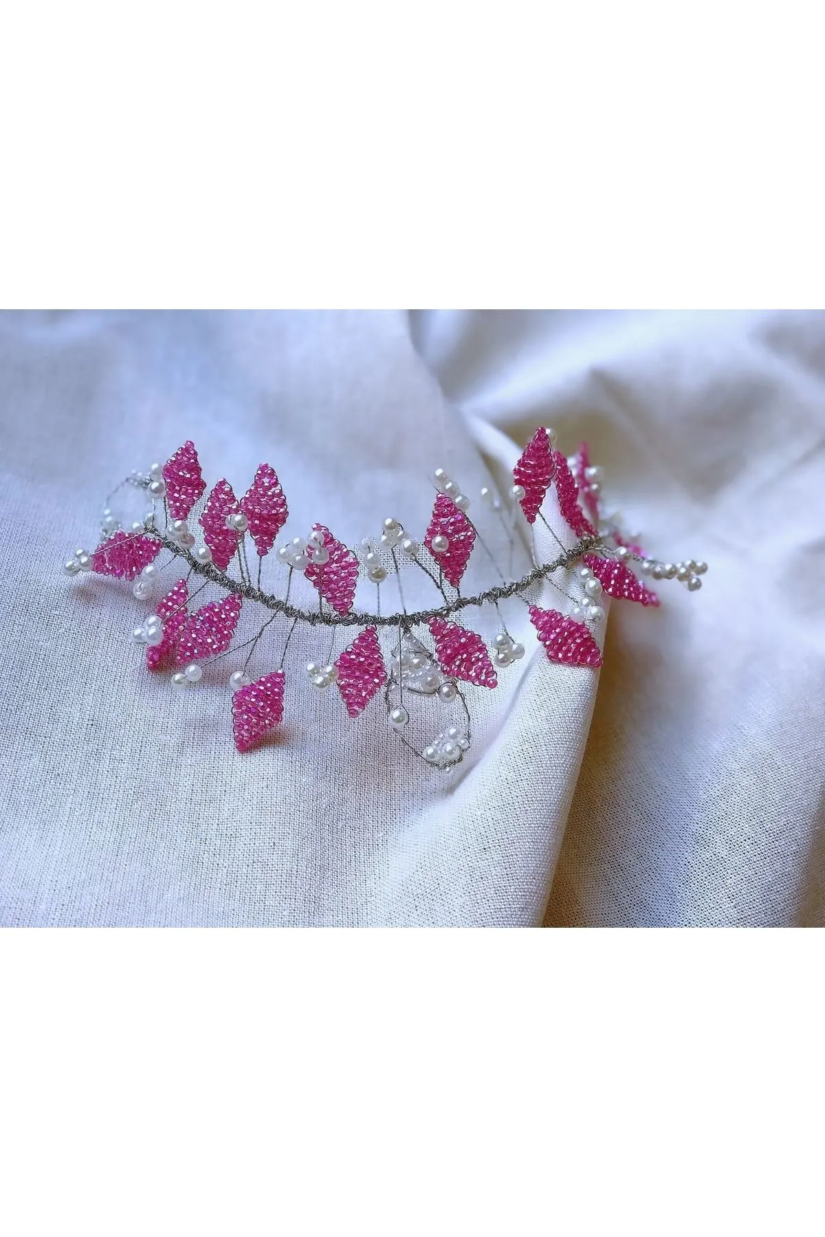 

Bridal Accessories Menippe Crown Wedding Handmade For Bride And Bridesmaids