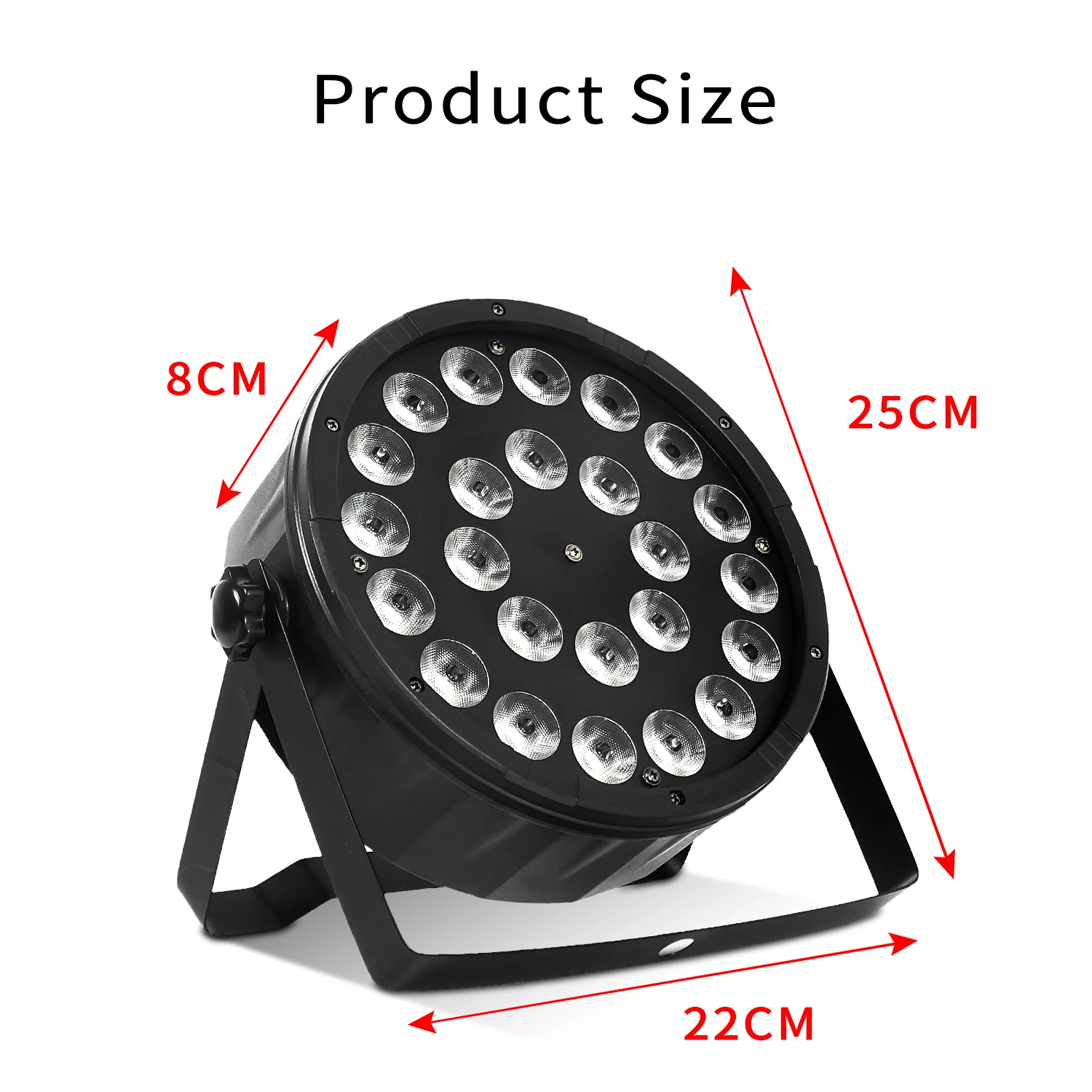 24x12W RGBW Full Color 4 in 1 LED Par Light Wireless Remote Control Stage Flat Spotlight For Wedding Party DJ Disco images - 6