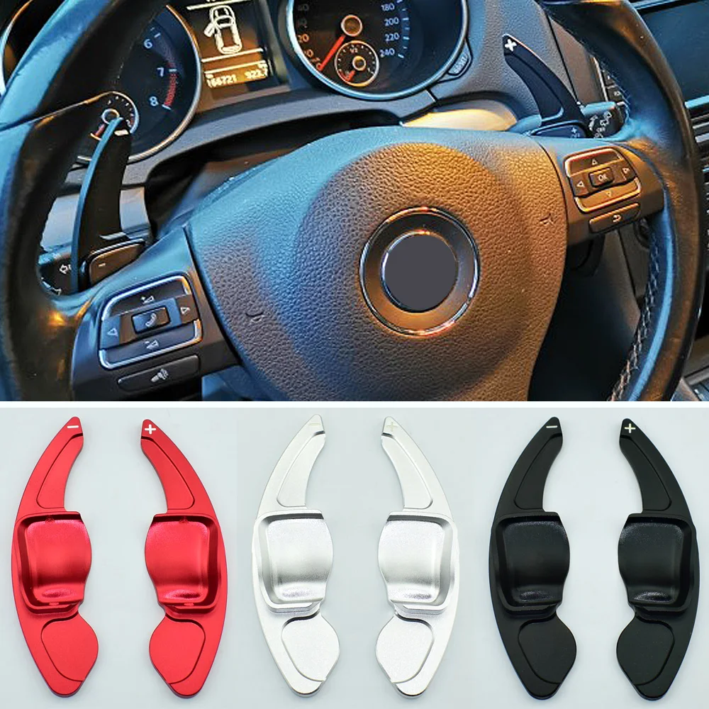 Фото Удлинитель лопаток для VW Tiguan Golf 6 MK5 MK6 R20 R36 Volkswagen Jetta GTI Scirocco Touareg EOS Sharan Polo, автомобильные лопасти переключения передач №3