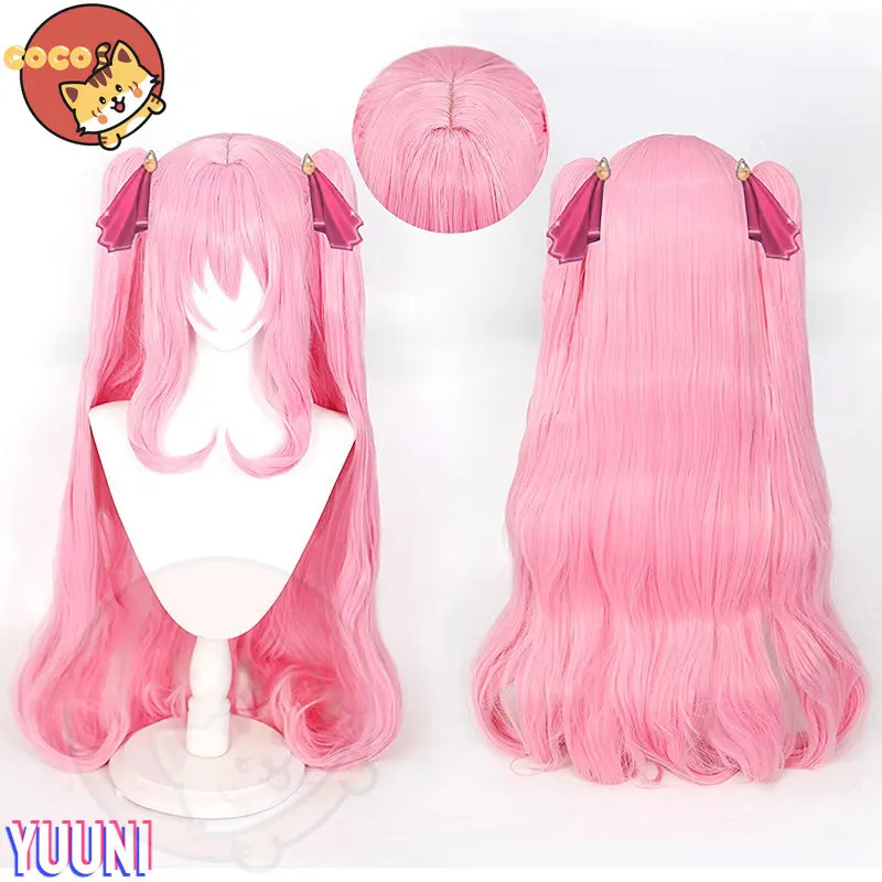 

CoCos Game NIKKE Yuni Cosplay Wig Game Cos Nikke The Goddess of Victory Cosplay Yuni Cosplay Pink Long Hair