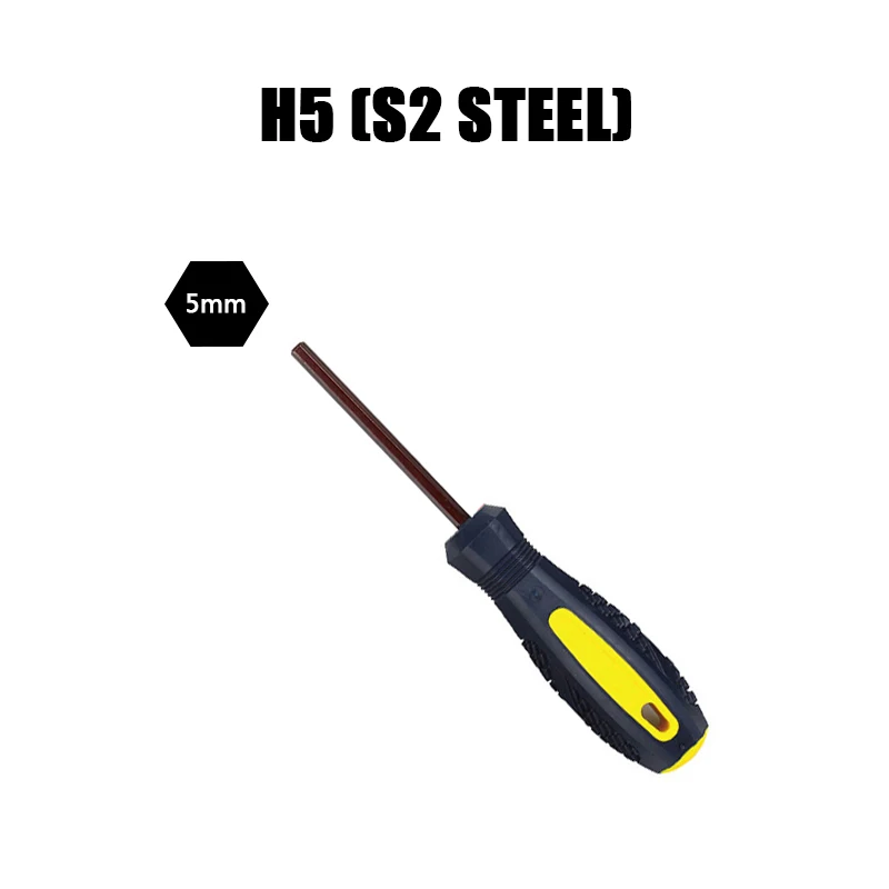 Цельная шестигранная отвертка с плоской головкой 1,5 мм-6 мм S2 Stell, шестигранная отвертка, магнитная отвертка, отвертка с шестигранной головкой, ручные инструменты