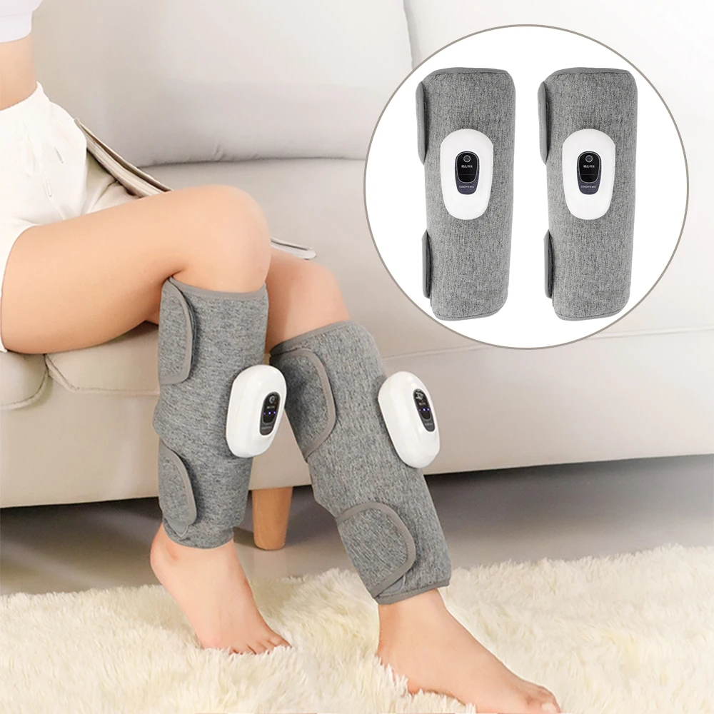 

Беспроводной Электрический массажер для ног, компрессионный Массажер для икр с 3 режимами давления воздуха, инструмент для расслабления ру...