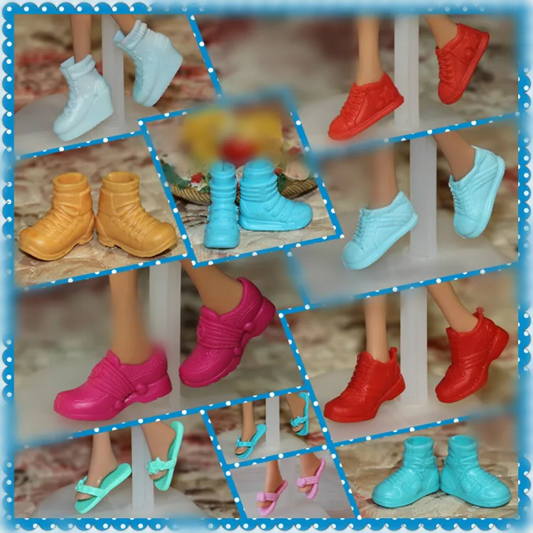1/6 кукольная обувь разные стили босоножки на высоком каблуке ботинки красочные