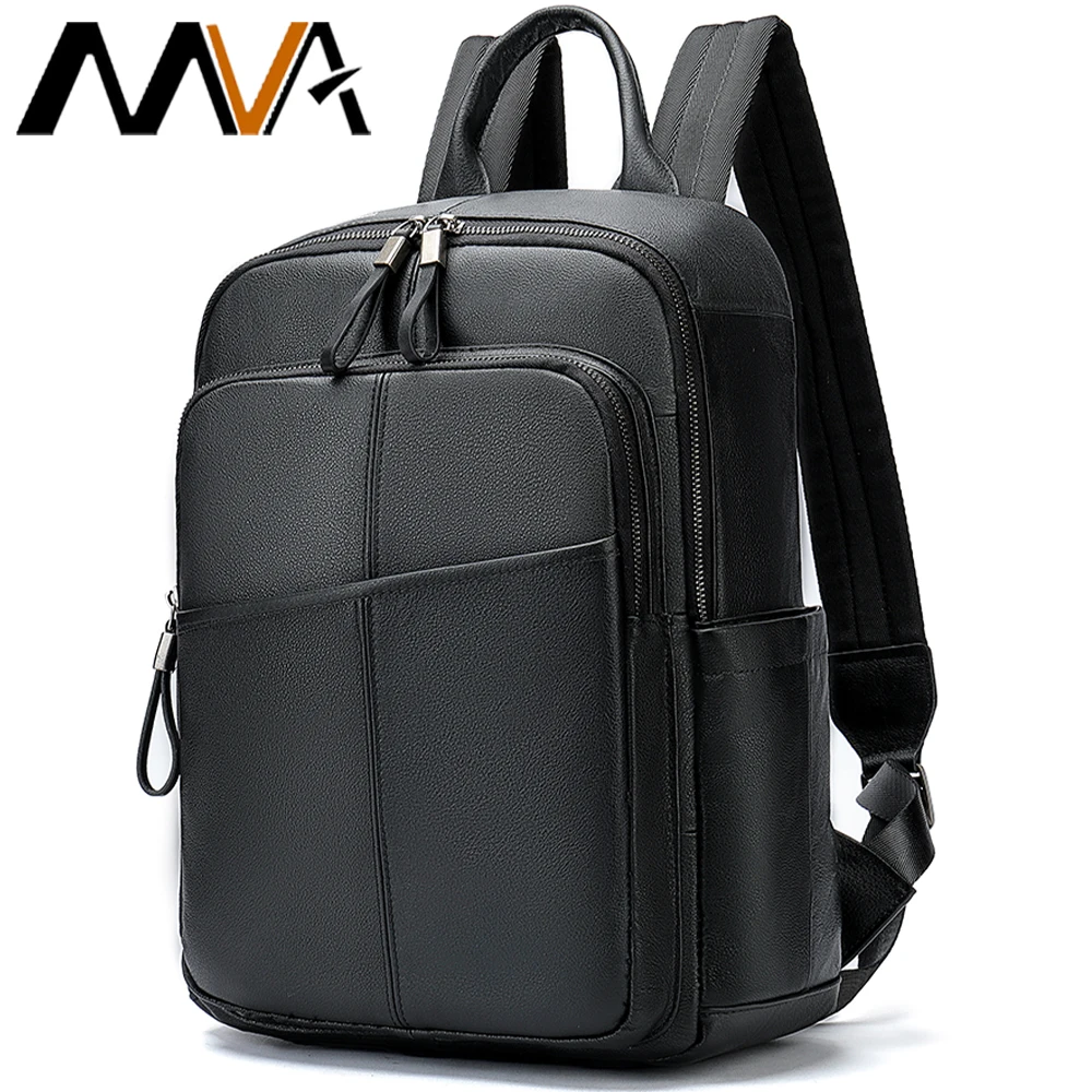 MVA-Mochila escolar Para Hombre y Mujer, bolso Para portátil de 13,3 pulgadas,...