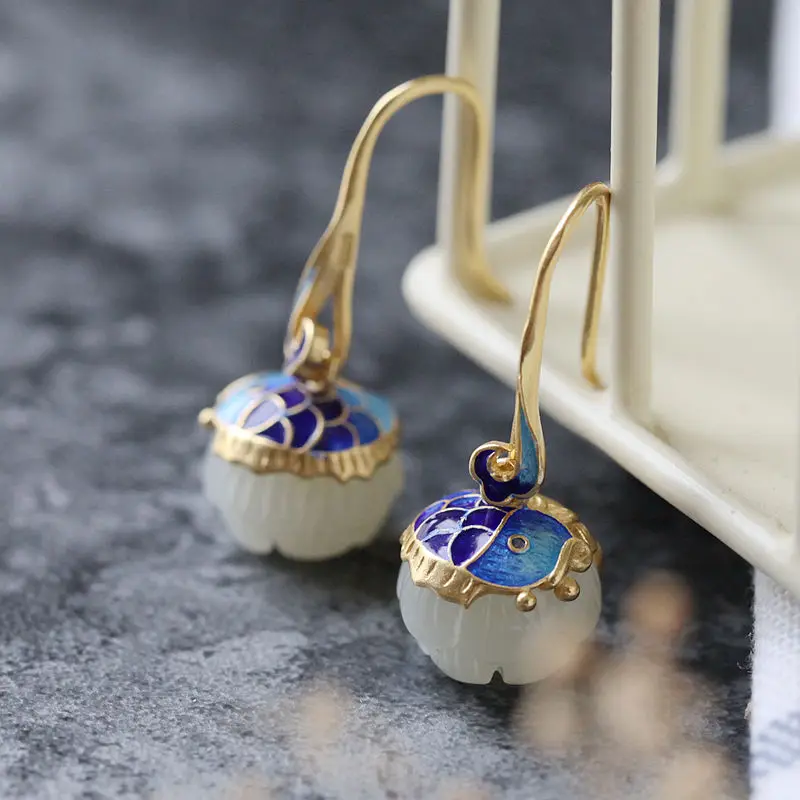 

Антикварные ювелирные изделия в китайском стиле, белый нефрит для женщин, в этническом ретро-стиле, супер иммортный темперамент, стандартна...