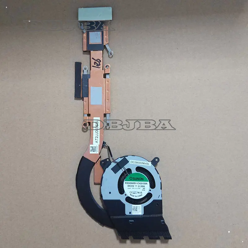 Радиатор вентилятора процессора для Dell Latitude 5401 E5401 02H2TG 0WG3PW DC28000NVSL AT2JJ003SSL