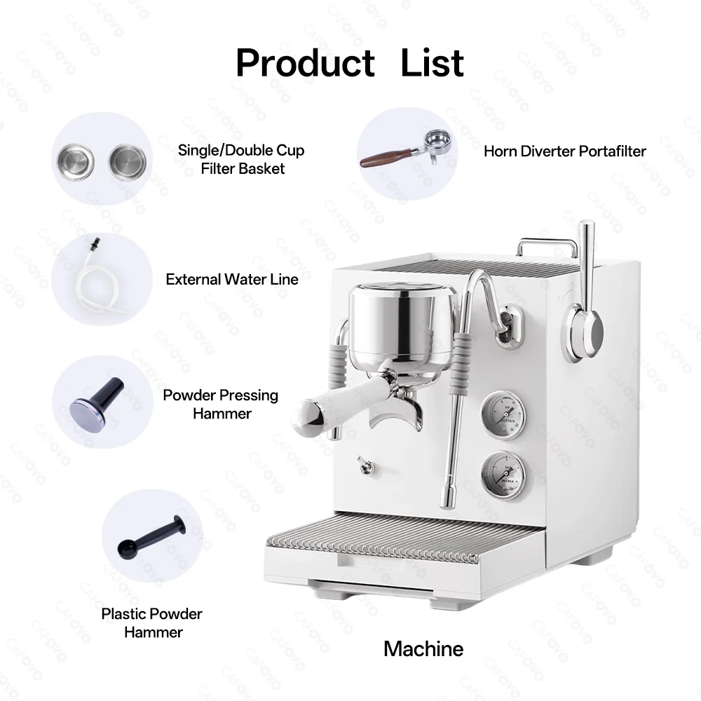 

CAFOVO E120 полуавтоматическая эспрессо-машина