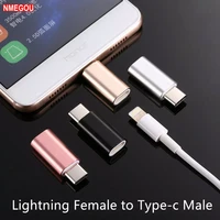 for iphone x xr xs max 8 7 6 6s plus ios 8pin to type c usb c adapter for huawei p20 pro mate 20 10 lite typec charger converter