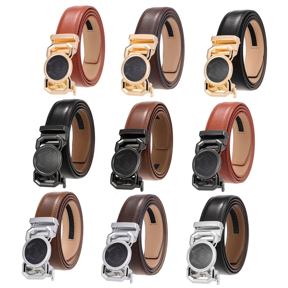 

Luxury Mens Genuine Leather Belt New Arrival High Quality Designer Fashion Belts For Men 3.5cm Width Automatic Waist Strap G1299