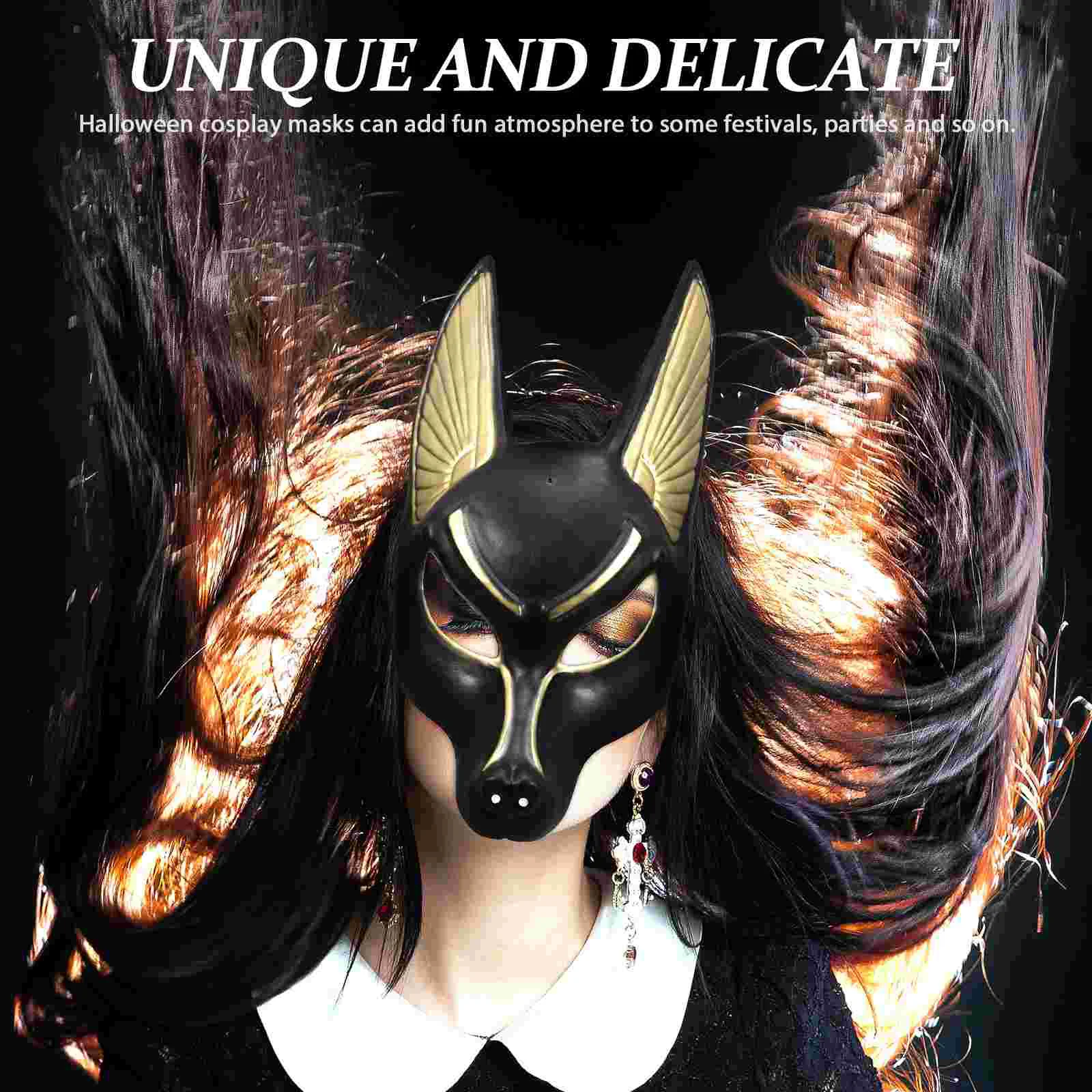 Костюм Анубис Маска Клоун Аксессуары Ретро Маскарад Хэллоуин Декоративный