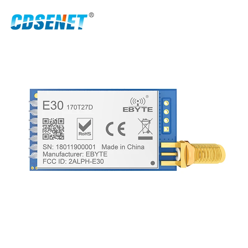 SI4463 Wireless rf Module 170MHz vhf Transceiver CDSENET E30-170T27D UART 500mw SMA Connector iot TCXO rf Transmitter Receiver