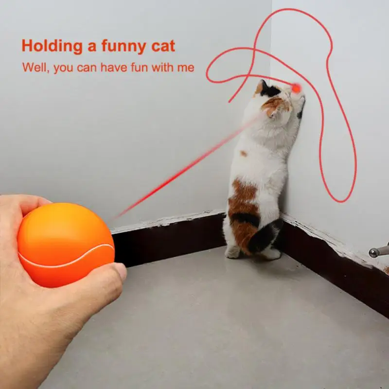 

Smart Laser Led Cat Toys Three Gear Automatic Interactive Ball Electric Cat Training Toy Pet Playing Ball Toy For Kitten Kitty