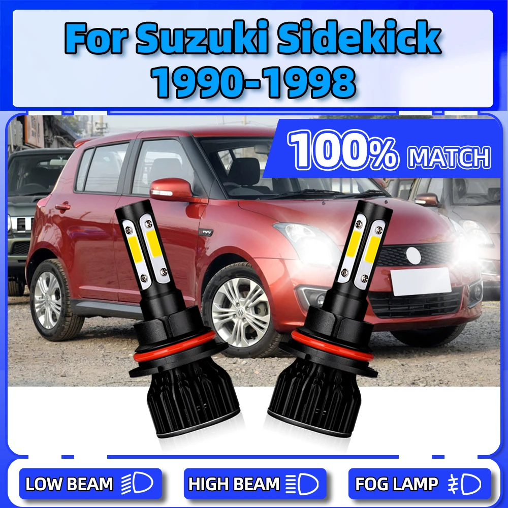 9004 HB1 лампы для передних фар 1990 лм автомобильные передние 12 В фары Suzuki Sidekick 1992-1993
