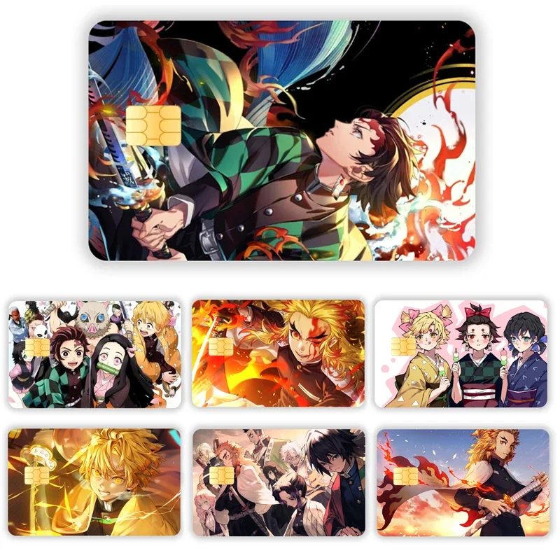 Наклейки для кредитной карты дебетовой аниме водостойкие мелодия покер