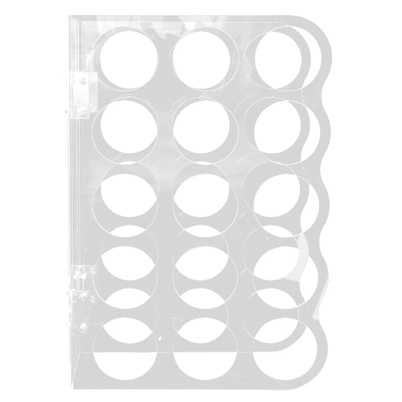 

Vinyl Roll Holder 15-Holes Vinyl Roll Storage Organizer Craft Paper Stand