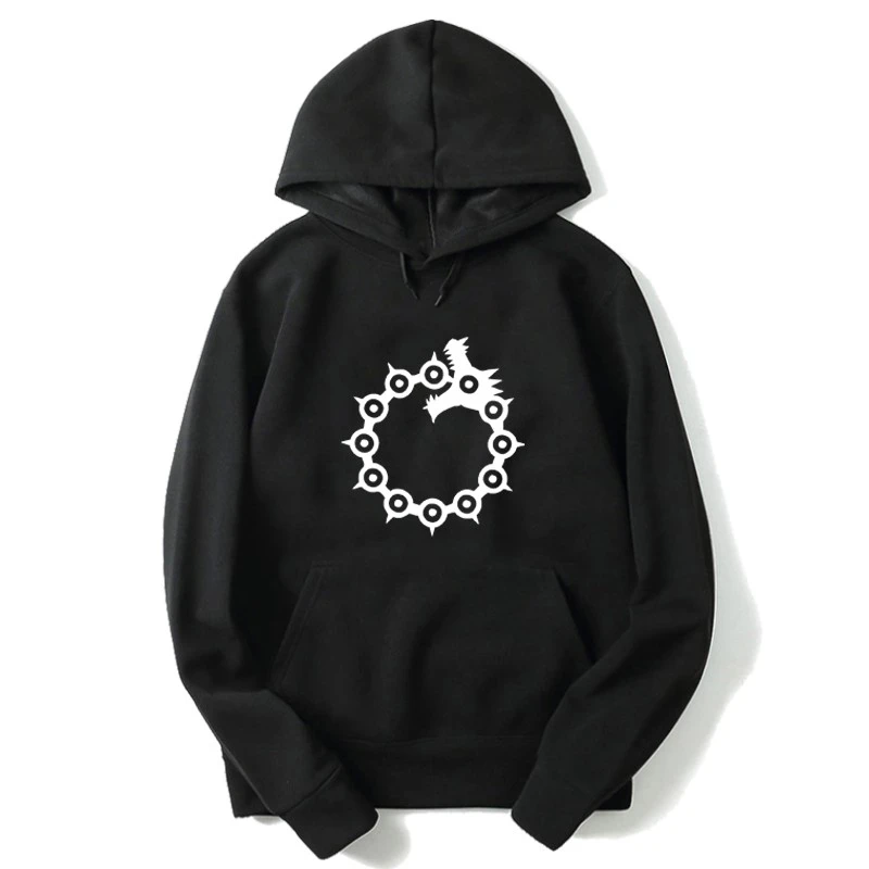 

Anime The Seven Deadly Sins Hoodies Women Men Fashion Long Sleeve Sweatshirt Hooded Pullovers Tops