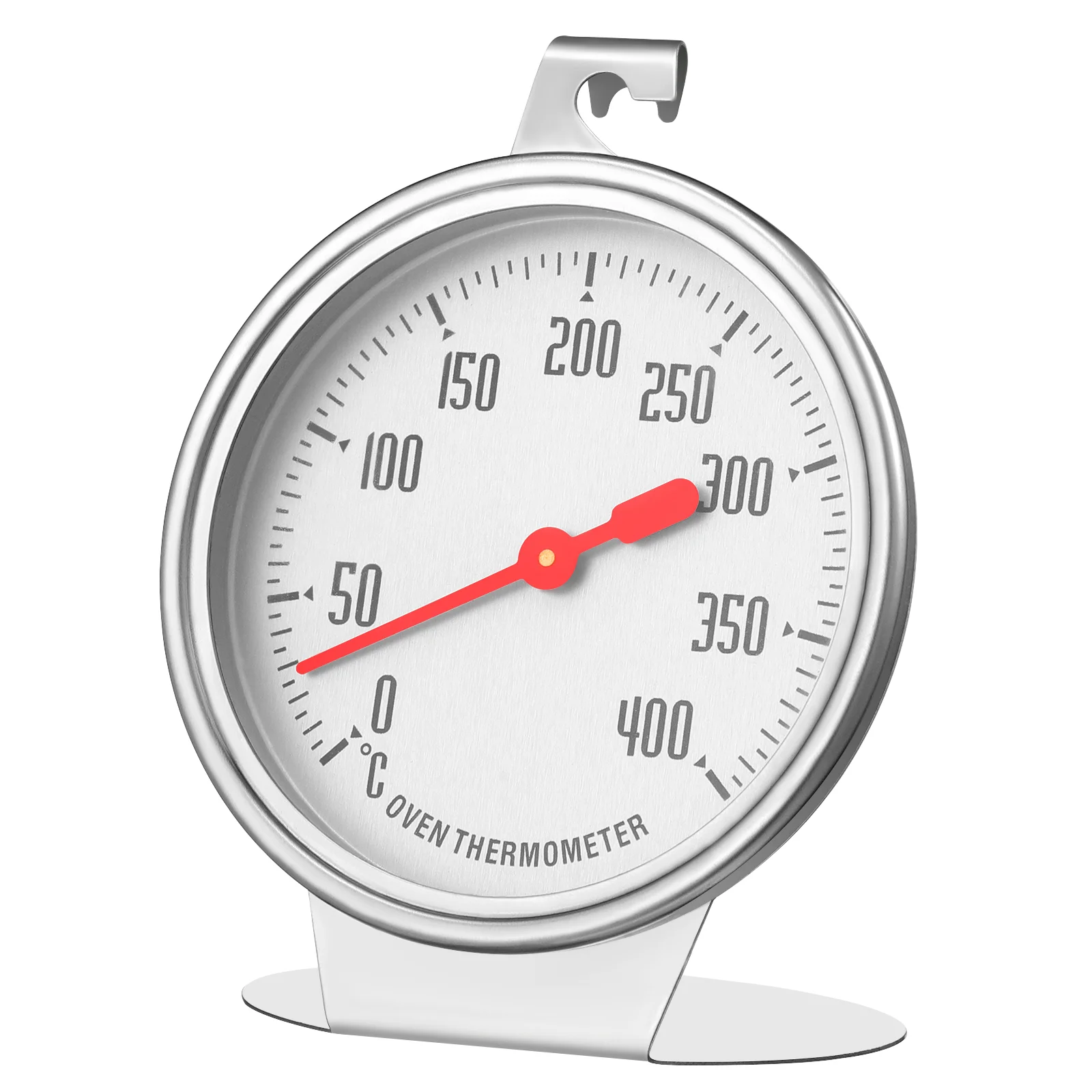 

UPKOCH Stainless Steel Oven Kitchen Instant Read 0-400 Oven Monitoring (Single Dial)