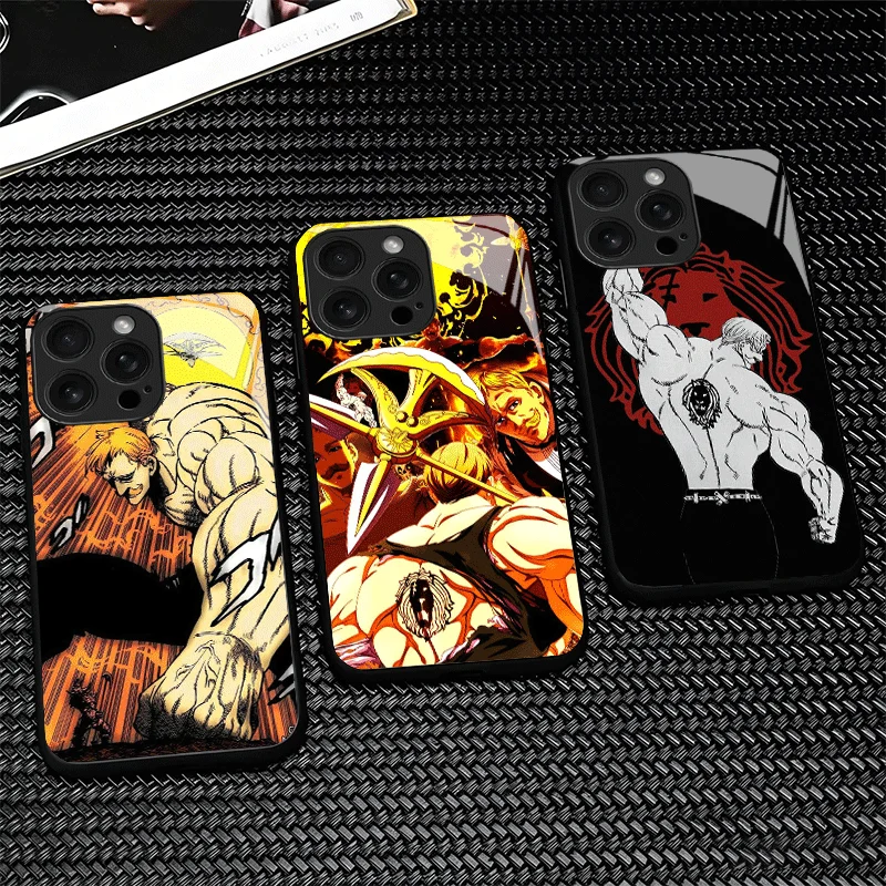 Фото Чехол для телефона из закаленного стекла Seven D-Deadlys Sins Escanor для Samsung Galaxy A17 A16 A15 A14 A13 A57 A56 A55 A54 A53 A37 A36 A35 A3 №5