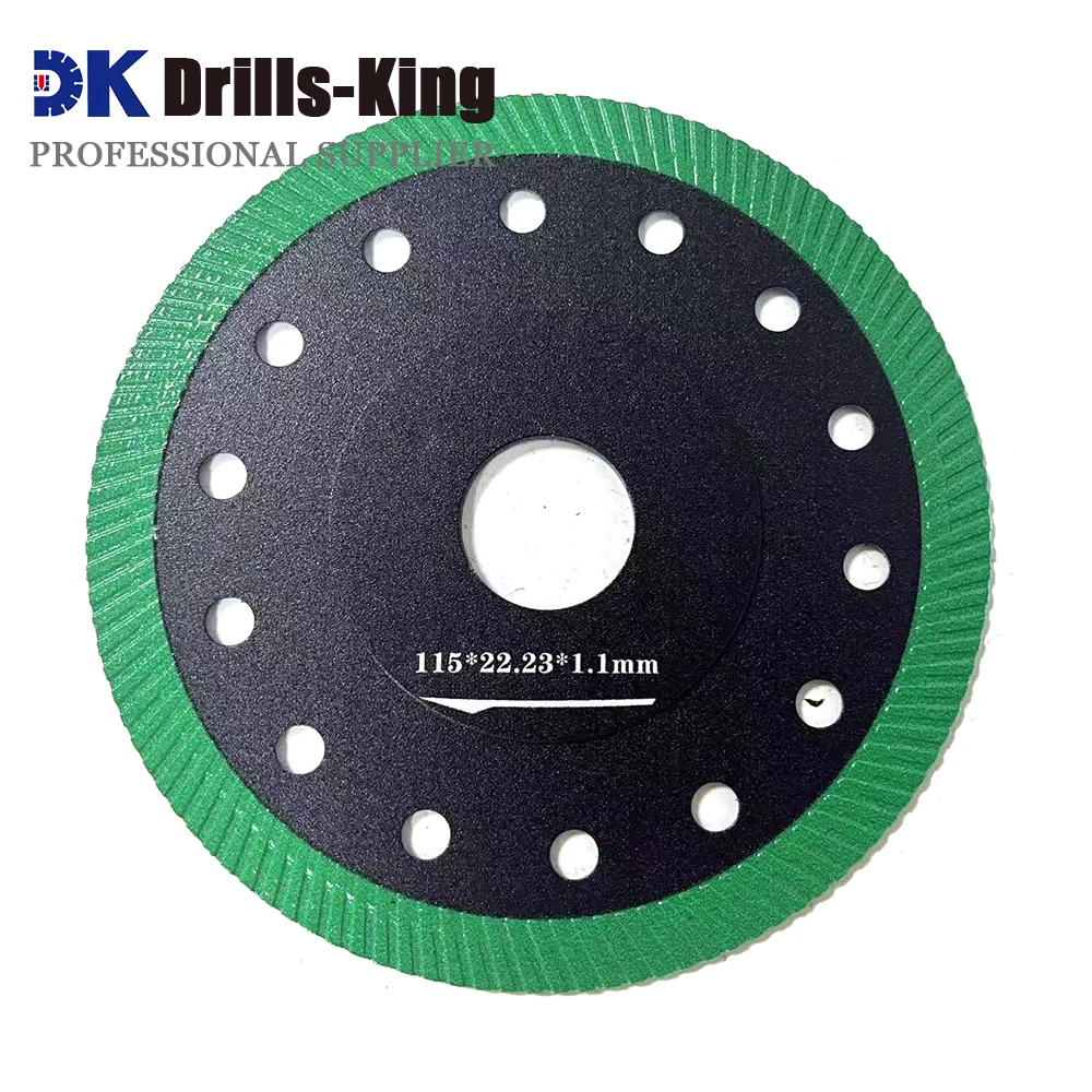 D115 мм супертонкий лезвие для плитки 1,1 мм, алмазная пила, режущий диск для резки керамической фарфоровой плитки