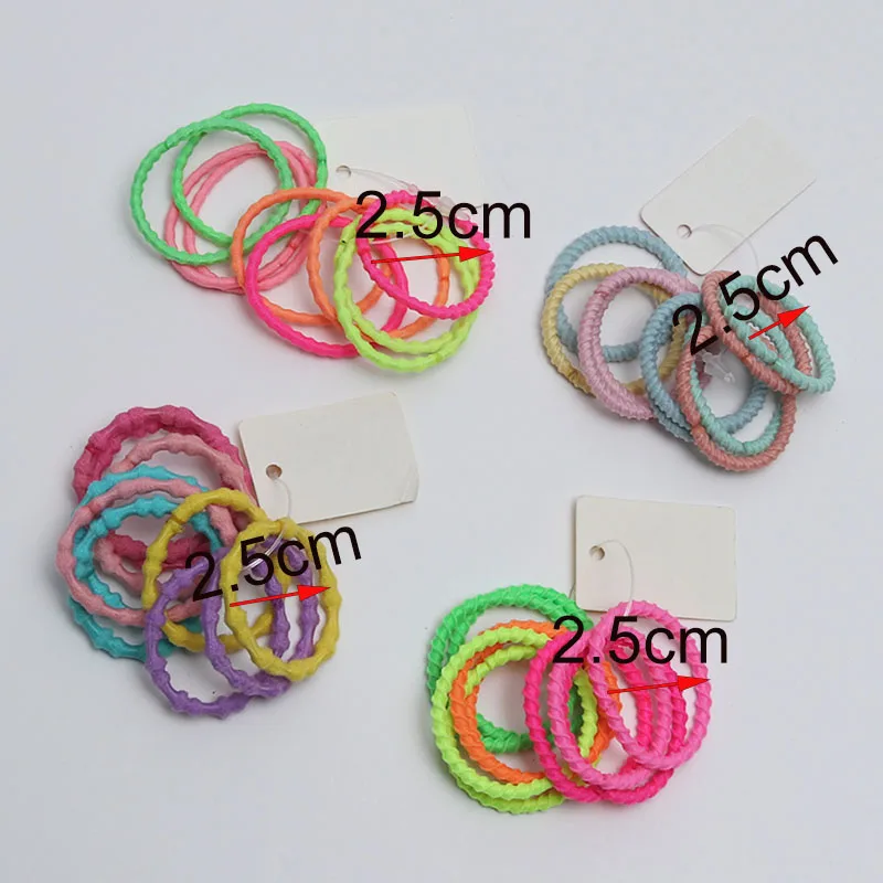 Детские блестящие эластичные резинки для волос мини-размер детский держатель