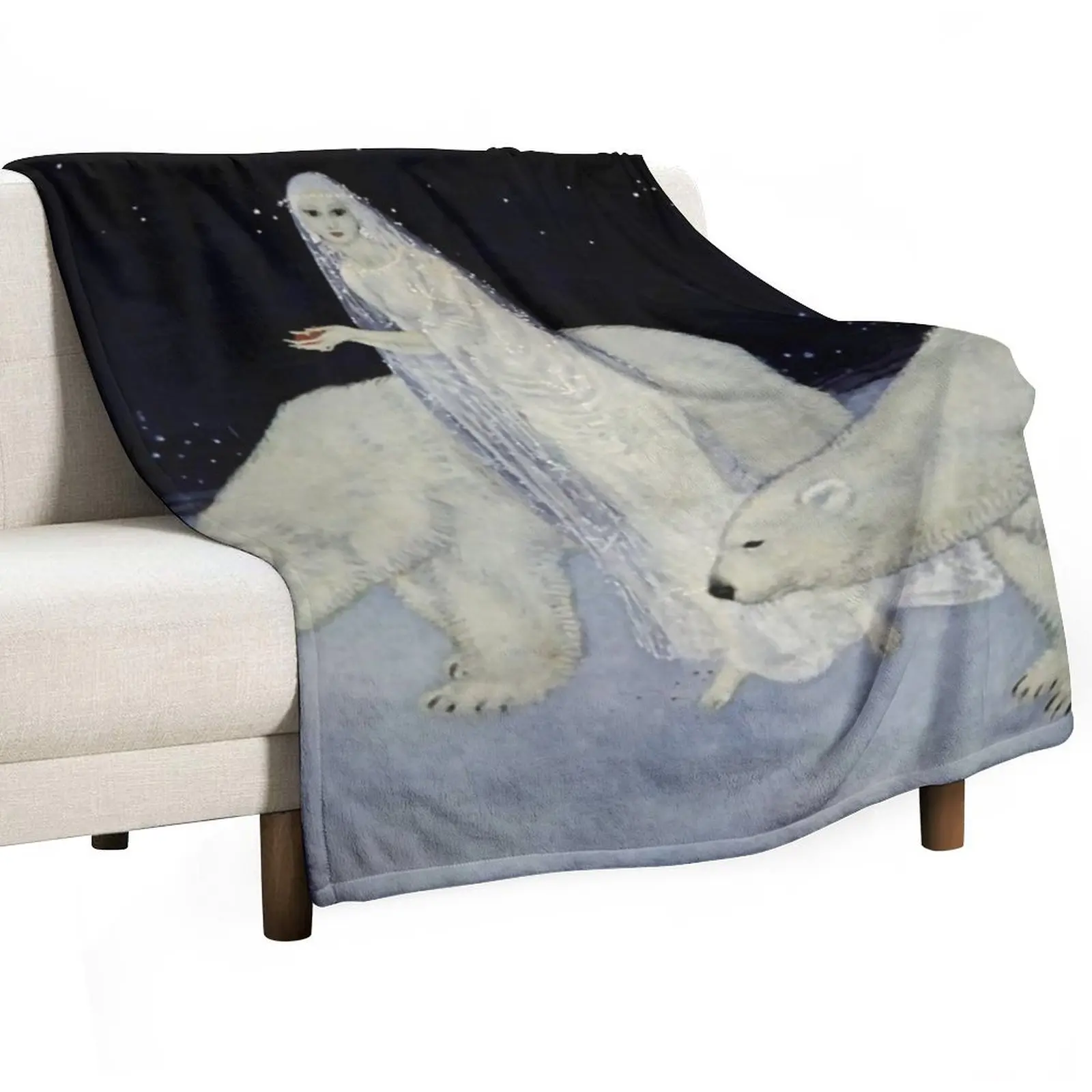 Одеяло Снежная королева от Edmund Dulac дизайнерские покрывала мягкие одеяла