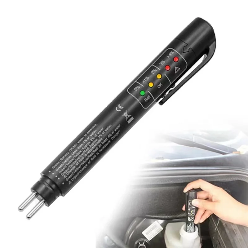 

Auto Liquid Diagnostic Tools Testing Brake Fluid Tester Oil Pen for DOT 3/DOT 45 LED Accurate Electronic PenCar Accessories