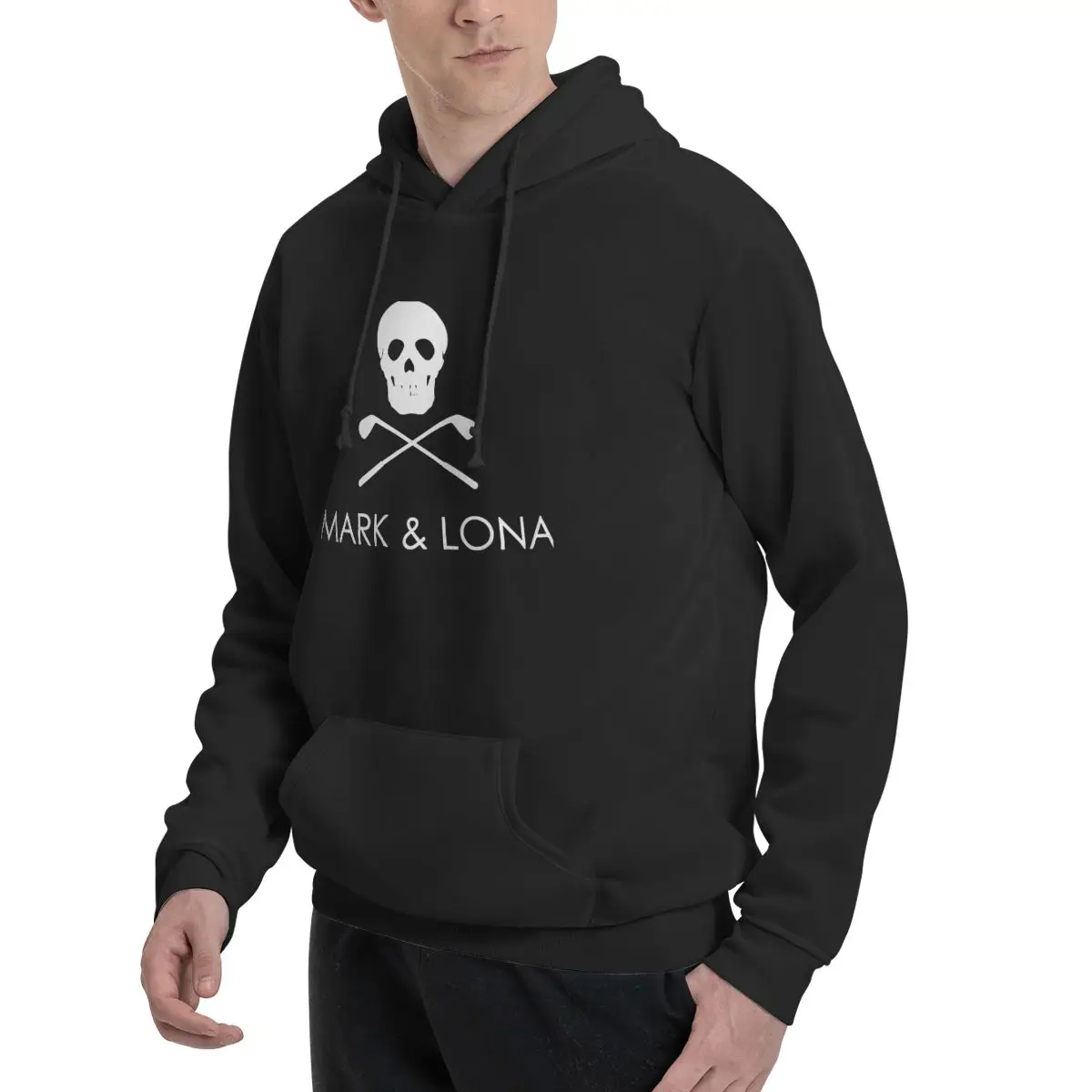 Фото Забавные толстовки Fashion Marks & Lonas для мужчин и женщин, зимние пуловеры с капюшоном большого размера №3